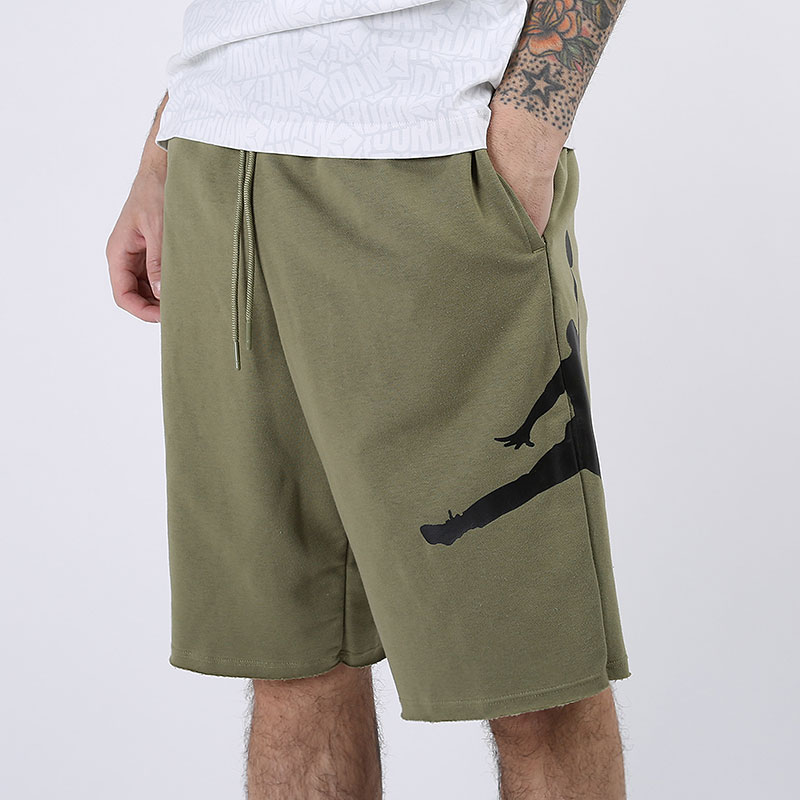 мужские зеленые шорты Jordan Jumpman Short AQ3115-375 - цена, описание, фото 1